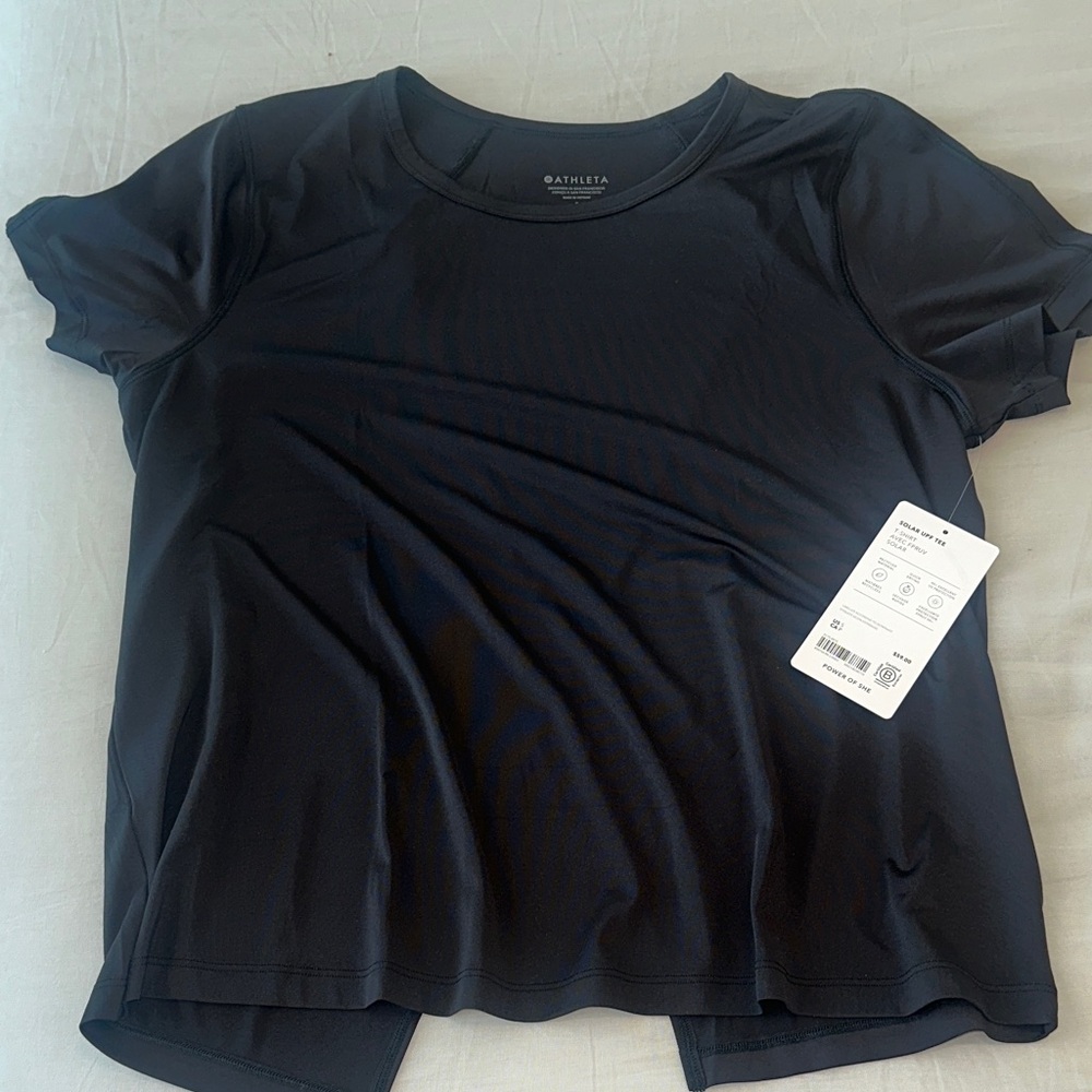 Athleta Women's Classic Black Short Sleeve Tee